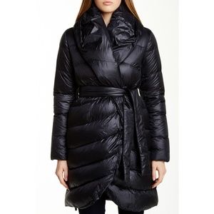 Diane Von Furstenberg Hooded Down Puffer Coat S